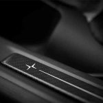 Polestar 1 interior detail, tread plate