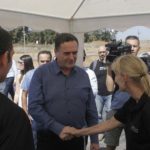 כץ מבקר בארגוס ומקבל הסבר על תוכנת הסייבר סיקיוריט