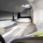 עיצוב פנים אוטובוס העתיד של מרצדס בנץ עם מערכת CityPilot (דיימלר)