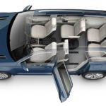 פולקסווגן Crossblue קונספט, הוצג בתערוכת דטרויט 2013, קרוסאובר עם שישה מושבים והנעת פלאג-אין הייבריד דיזל
