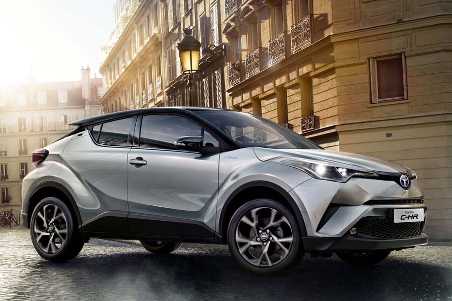 טויוטה C-HR. עיצוב חיצוני יוצא דופן ובולט (יח"צ)