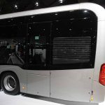 מרצדס eCitaro מבט צד על החלק האחורי