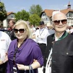 פייך (מימין) עם אשתו אורסולה באירוע שנתי למכוניות פולקסווגן בוורתר סה