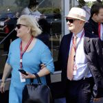 פייך (מימין) עם אשתו ארוסולה, בלה מאן 2014